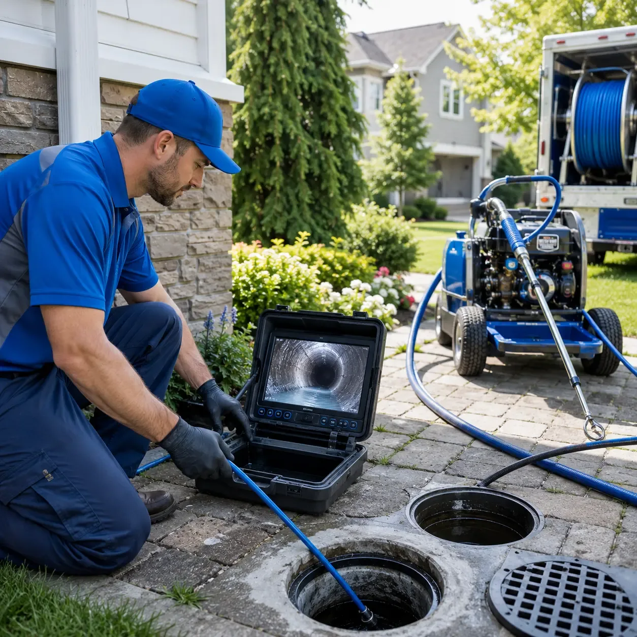 Outdoor drain cleaning professionals serving White Oak, TX